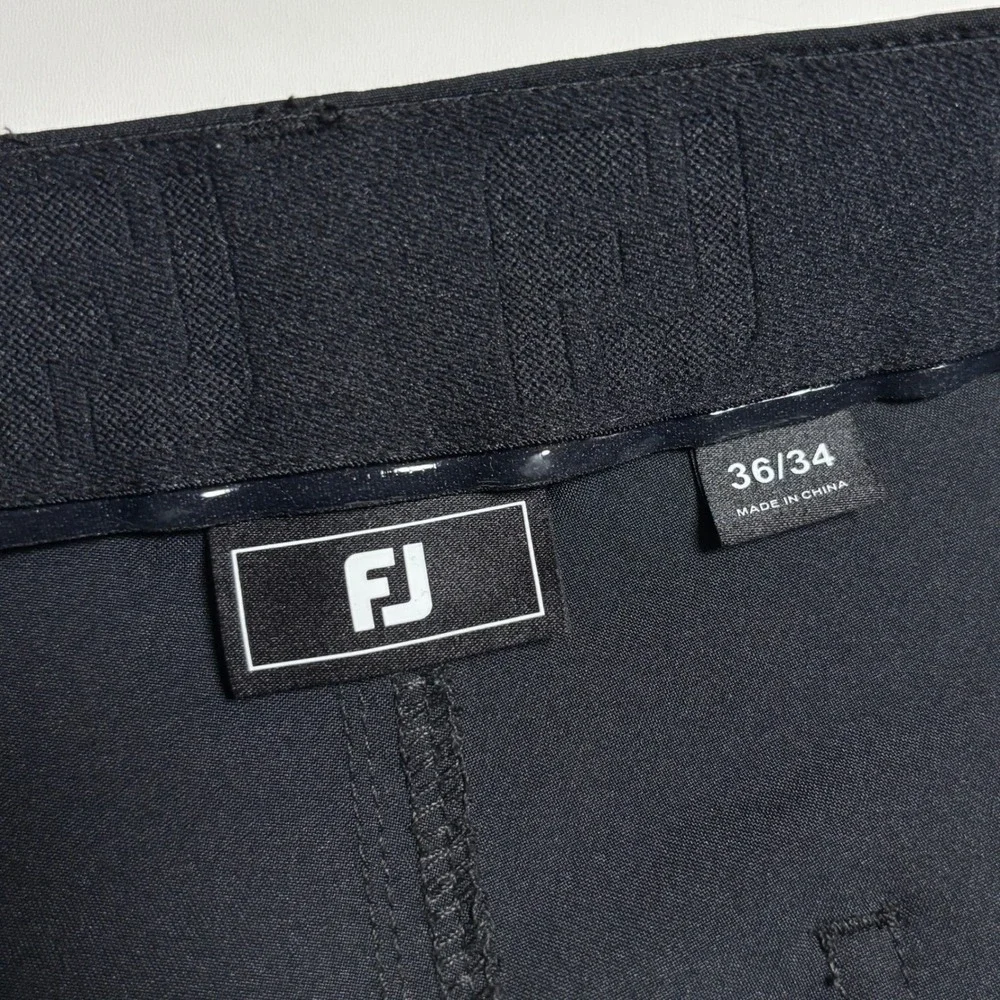 FootJoy FJ Moxie Lightweight Golf Pant 36x34 Black Performance 5 pocket Trousers